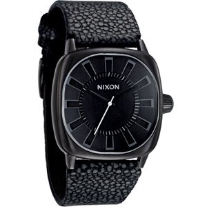 Nixon Mens Mens Nixon Revolver Watch. All Black Pebble