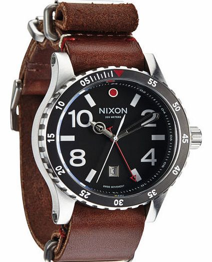 Mens Nixon Diplomat Watch - Black/Brown