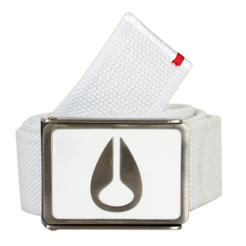 Nixon Mens Nixon Enamel Wings Belt White