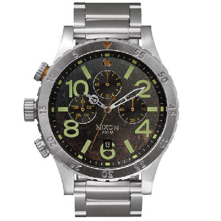 Nixon Mens Nixon The 48-20 Chrono Watch - Dark Copper