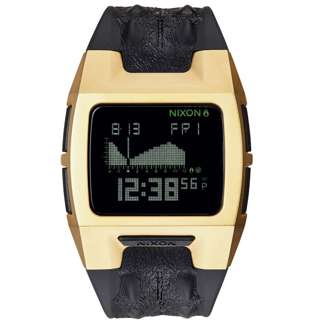 Nixon Mens Nixon The Lodown Ti Ii Watch - Gold Black