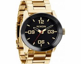 Nixon Mens Private SS All Gold Black Watch