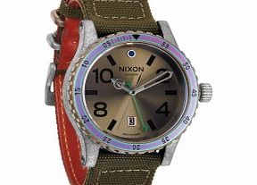 Nixon Mens The Diplomat Surplus Antique Silver