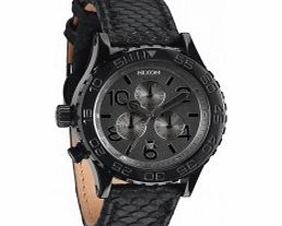 Nixon The 42-20 Chrono Black Snake Watch