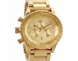 Nixon The 42-20 Chrono Gold Watch