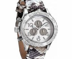 Nixon The 42-20 Chrono White Snake Watch