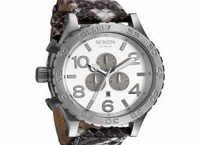 Nixon The 51-30 Chrono Leather White Watch