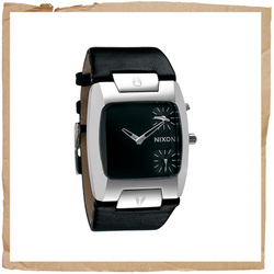 Nixon The Banks Leather Black