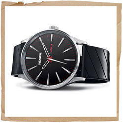 Nixon The Sentry PU Watch Black