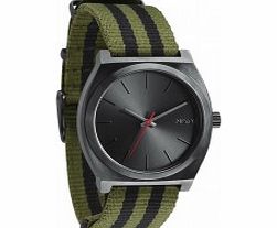 Nixon The Time Teller Green Black Watch