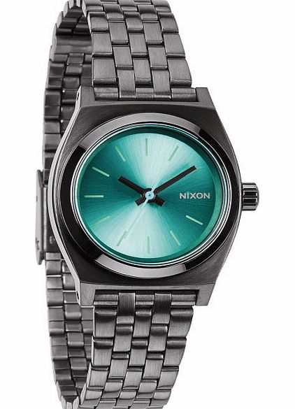 Nixon Womens Nixon Small Time Teller Watch - Gunmetal