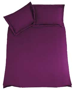 no Blackcurrant Egyptian Cotton Duvet Cover - Single