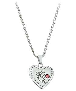 no Little Gems Sterling Silver Heart Pendant