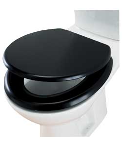 no Moulded Black Toilet Seat