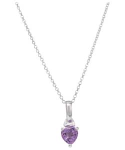 no Sterling Silver Amethyst February Birthstone