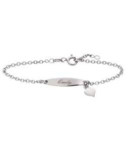 no Sterling Silver Childrens ID Bracelet -
