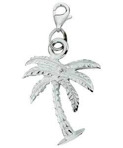 no Sterling Silver Palm Tree Charm