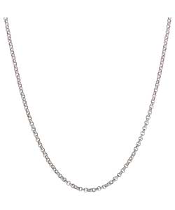 no Sterling Silver Round Belcher Chain