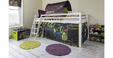 Noa and Nani TMNT Tent for Midsleeper Cabin Bed , Teenage Mutant Ninja Turtles Tent