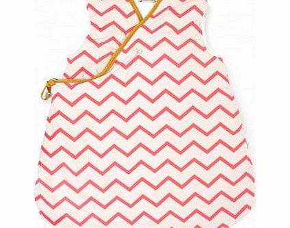 Nobodinoz Baby sleeping bag - zig zag Pink S,M