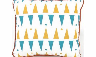 Nobodinoz Cushion - triangles Blue `One size