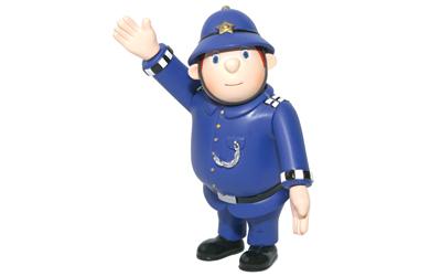 noddy In Toyland Articulated Figures - Mr Plod