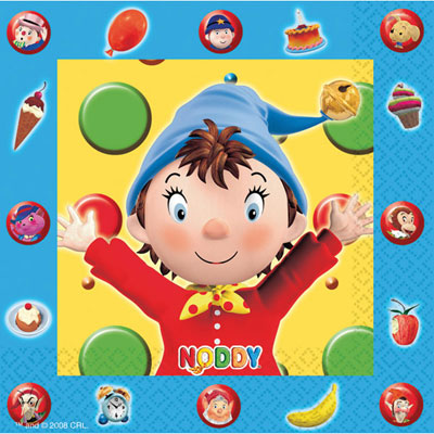 Noddy Napkins 2 Ply 33cm