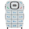 Nokia 6131 Replacement Keypad - Latin Silver