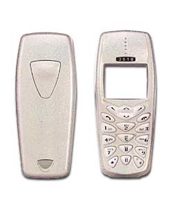 Nokia Silver Glitter Fascia