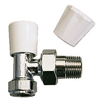 Non-Branded Angled Radiator Valve 15mm x 1/2