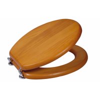 Antique Pine Solid Wood Toilet Seat