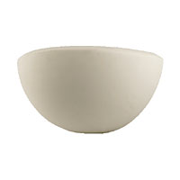 Non-Branded Ceramic Quarter Sphere Wall Uplighter 240V