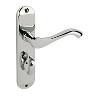 Eclipse Cadenza WC Door Handle Polished Chrome