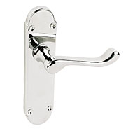 Eclipse Latch Door Handle Chromaxe Polished Chrome