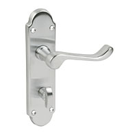 Eclipse WC Door Handle Chromax Satin Chrome