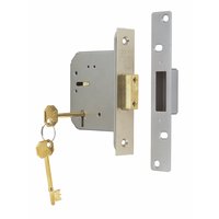 ERA 5-Lever Mortice Deadlock Steel 3 / 76mm