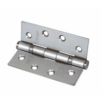 Grade 11 Ball Bearing Hinge Satin Chrome 102 x 76mm Pack of 3