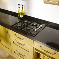 Granite Worktop Pack Black 4m