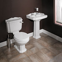 Non-Branded Lane Cloakroom Set White and Chrome