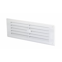 Non-Branded MapVent Rectangle White 76mm Louvre Vent