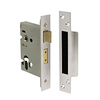 Non-Branded Mortice Sash Lock Euro-profile SSS 76mm