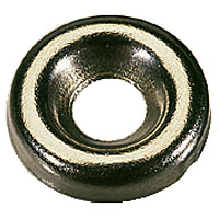 Nickel-Plated Screw Cups 6 Gauge Pack of 200