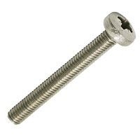 Prodriveandreg; Pan Head Machine Screws A2 Stainless Steel M4 andtimes; 8mm Pack of 50