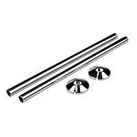 Non-Branded Radiator Valve Tubes and Covers Chrome