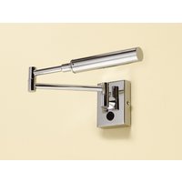 Rodin Swing Brushed Chrome Wall Light 40W