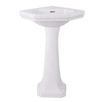 Savoy Corner Basin and Pedestal 425mm