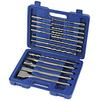 Non-Branded SDS Plus Drill Bit Combi Set 17 Pc