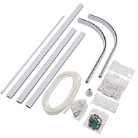 Non-Branded Shower Rail Kit 9500 x 300mm U-Shape