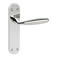 Twin Tone Lever Latch On Plate