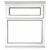 uPVC Window Type TF Clear 620 x 1050mm